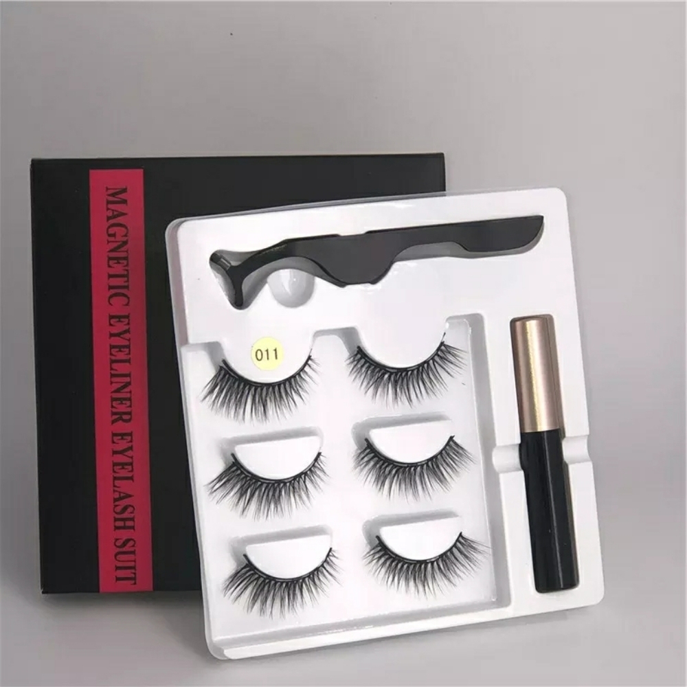 Magnetic eyelashes set